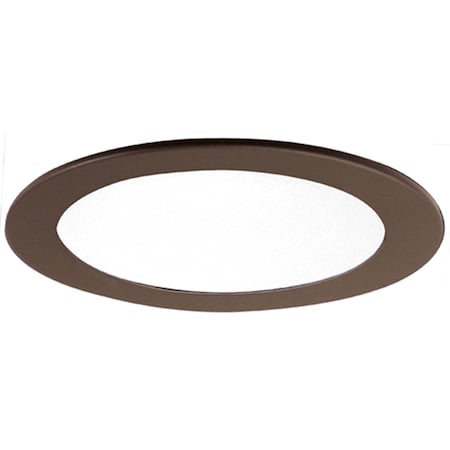 Elco Lighting 4 Shower Trim with Frosted Lens" EL912BZ